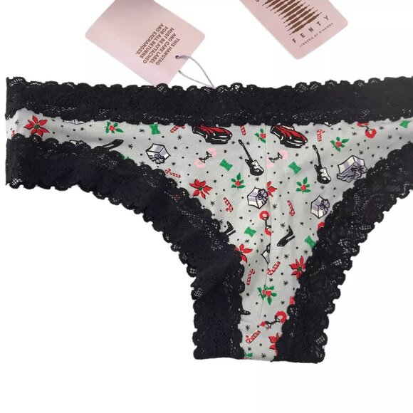 New NWT Rihanna SAVAGE Fenty Lingerie Panty Bra Underwear Set Sexy Christmas S - Picture 4 of 12